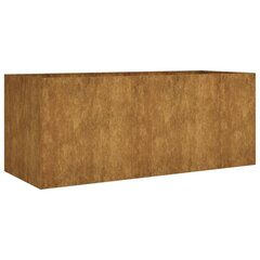 vidaXL taimekast, 200 x 80 x 80 cm, Corten-teras hind ja info | Lillekastid | kaup24.ee