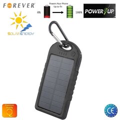 Портативный аккумулятор Forever STB-200 Solar Power Bank, 5000 мАч цена и информация | Зарядные устройства Power bank  | kaup24.ee