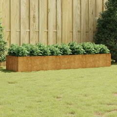 vidaXL taimekast, 280 x 80 x 40 cm, Corten-teras hind ja info | Lillekastid | kaup24.ee