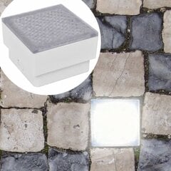 vidaXLi maasisesed LED-valgustid 6 tk 100 x 100 x 68 mm цена и информация | Уличное освещение | kaup24.ee