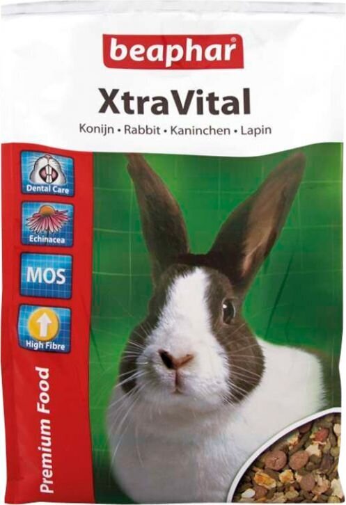 Toit küülikule Beaphar Extra Vital Rabbit 2,5kg цена и информация | Toit väikeloomadele | kaup24.ee