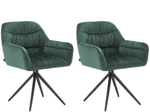 Комплект из 2-х стульев для столовой Loft24 Tokyo, зеленый цена и информация | Стулья для кухни и столовой | kaup24.ee