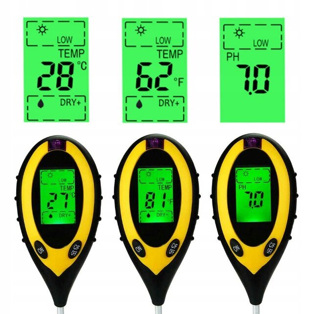 MAA MULLA PH TESTIJA цена и информация | Mõõdikud (niiskus, temp, pH, ORP) | kaup24.ee