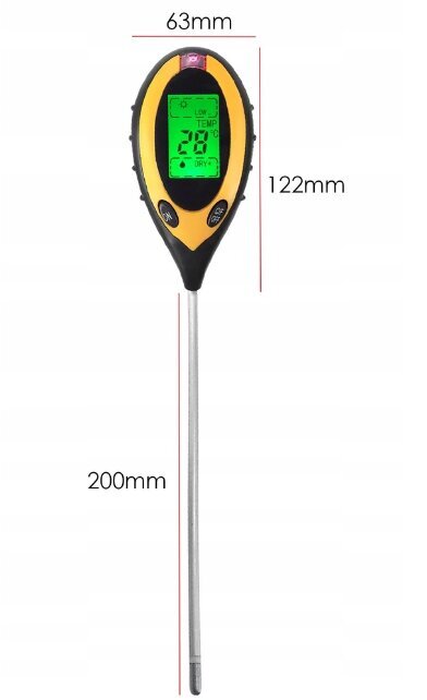 MAA MULLA PH TESTIJA цена и информация | Mõõdikud (niiskus, temp, pH, ORP) | kaup24.ee