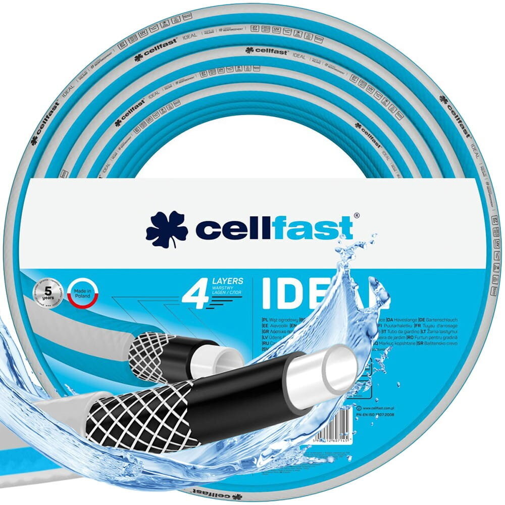 IDEAL 1/2" aiavoolik 20 m 10-240 CELLFAST цена и информация | Kastekannud, voolikud, niisutus | kaup24.ee