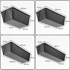Форма для выпечки, форма для торта, набор xxl, 4 шт. цена и информация | Формы, посуда для выпечки | kaup24.ee