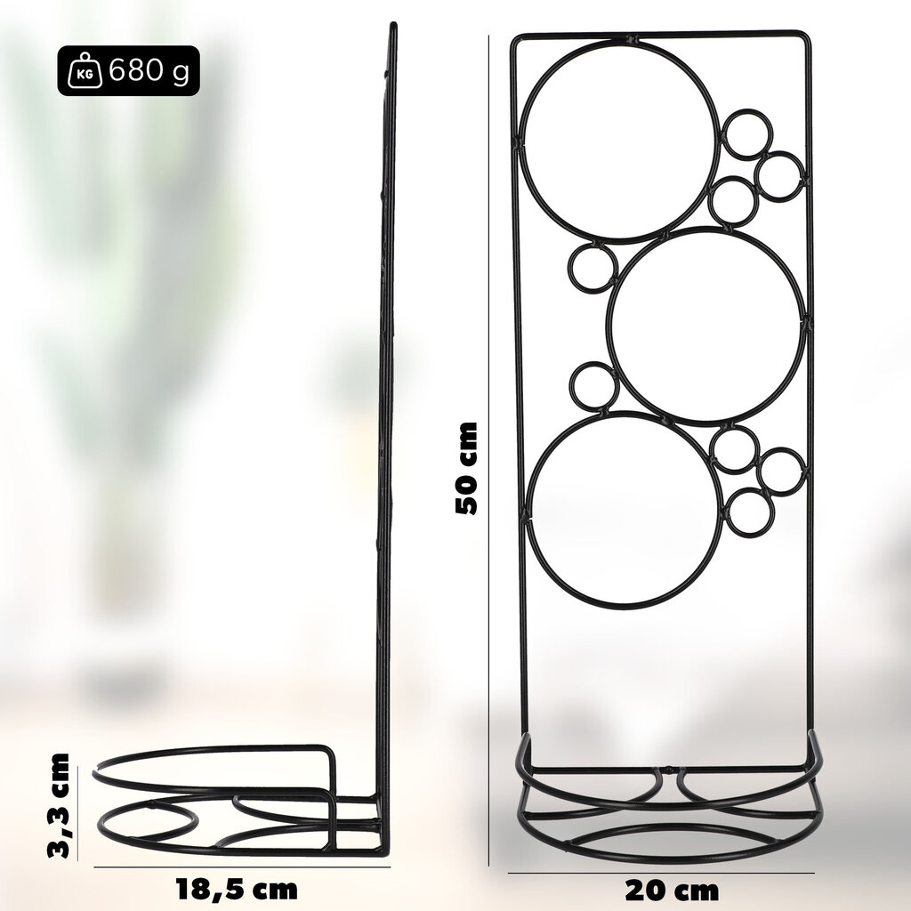 Metallist rippuv lillepoti alus 50cm цена и информация | Vaasid, alused, redelid lilledele | kaup24.ee