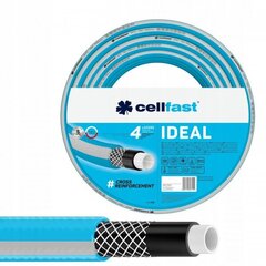 Cellfast Ideal aiavooliku komplekt 10-262, 3/4", 50m, PVC, 3 adapterit, pihustuspüstol, sinine hind ja info | Kastekannud, voolikud, niisutus | kaup24.ee