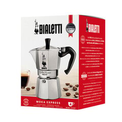 Komplekt: Bialetti Moka Express 4 tass + Premium kohvi hind ja info | Kohvikannud, teekannud | kaup24.ee