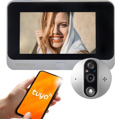 Videovaatur uste jaoks WiFi Tuya EasyCam EC-WIZ2 цена и информация | Домофоны | kaup24.ee