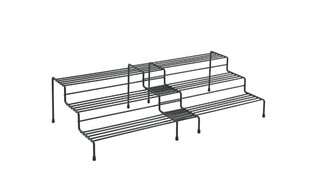 Полка для специй Metaltex, 28x23x13 см, черный цена и информация | Полки | kaup24.ee