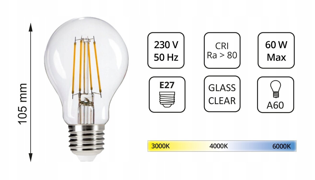 Ripplaevalgusti lühter 535-EZ3 LED E27 hind ja info | Rippvalgustid | kaup24.ee