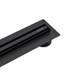 Slim&amp;Low ProLine Black lineaarne äravool 80 cm must цена и информация | Душевые сливы | kaup24.ee