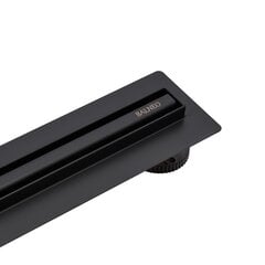 Slim&amp;Low ProLine Black lineaarne äravool 60 cm must hind ja info | Duširennid | kaup24.ee