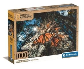 CLEMENTONI pusle 1000 Compact NationalGeographic 39732 hind ja info | Pusled | kaup24.ee