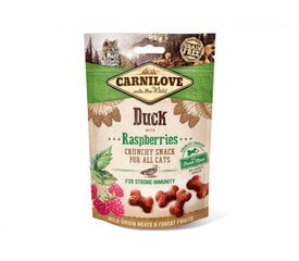 Carnilove Cat Duck with Raspberries лакомство для кошек, 50 г x 4 цена и информация | Лакомства для котов | kaup24.ee