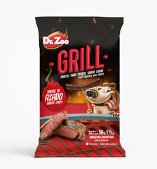 Dr. Zoo Grill grillitud BBQ ribad koertele, 50 g x 12 hind ja info | Maiustused koertele | kaup24.ee