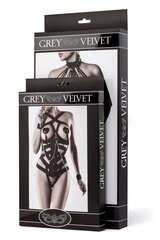 Seksikas korsett Grey Velvet, must hind ja info | Naiste sekspesu | kaup24.ee