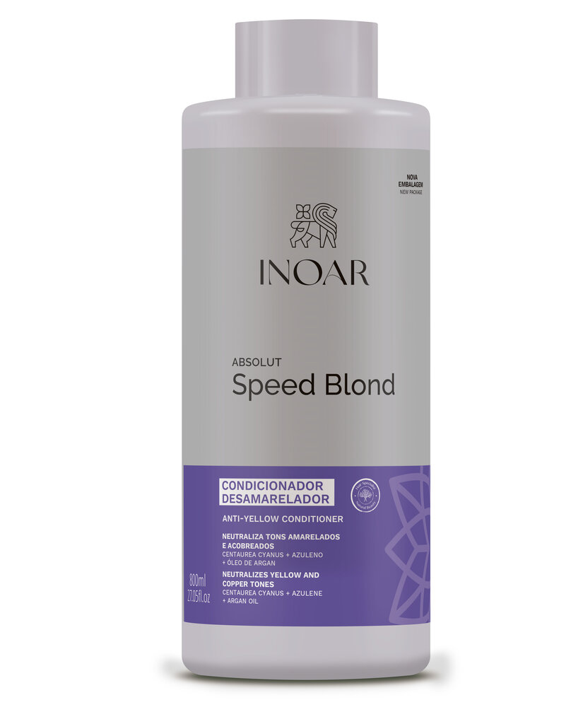 Palsam blondidele juustele Inoar Absolut Speed Blond Conditioner, 800 ml hind ja info | Juuksepalsamid | kaup24.ee