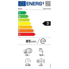 Bosch SBH4HVX00E цена и информация | Посудомоечные машины | kaup24.ee