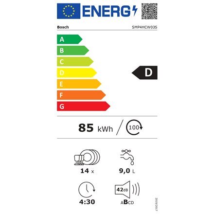 Bosch SMP4HCW03S цена и информация | Nõudepesumasinad | kaup24.ee