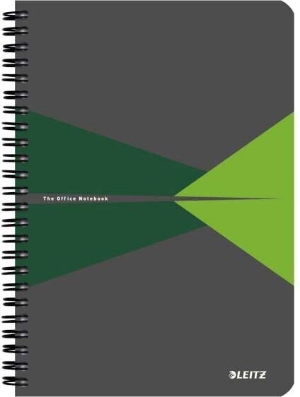 Spiraalmärkmik A4 Leitz Office, 90 lehte, roheline, ruuduline цена и информация | Vihikud, märkmikud ja paberikaubad | kaup24.ee