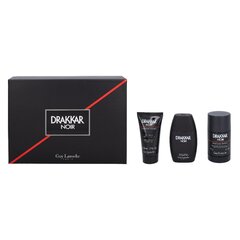 Kehahoolduskomplekt Guy Laroche Drakkar Noir meestele: tualettvesi 50 ml + dušigeel 50 ml + deodorant 75 ml hind ja info | Meeste parfüümid | kaup24.ee