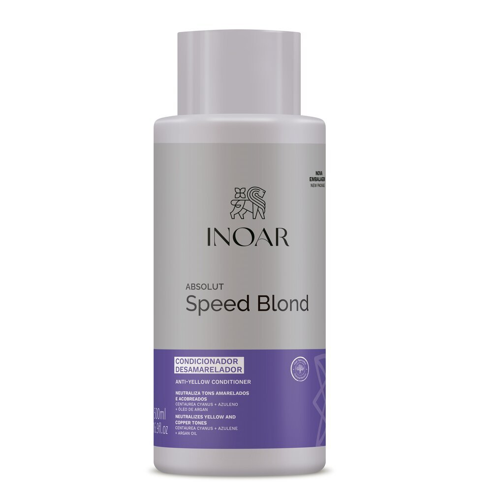 Palsam blondidele juustele Inoar Absolut Speed Blond Conditioner, 500 ml цена и информация | Juuksepalsamid | kaup24.ee