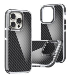 Mocco Acrylic Carbon Case Защитный Чехол для Apple iPhone 12 / 12 Pro цена и информация | Чехлы для телефонов | kaup24.ee