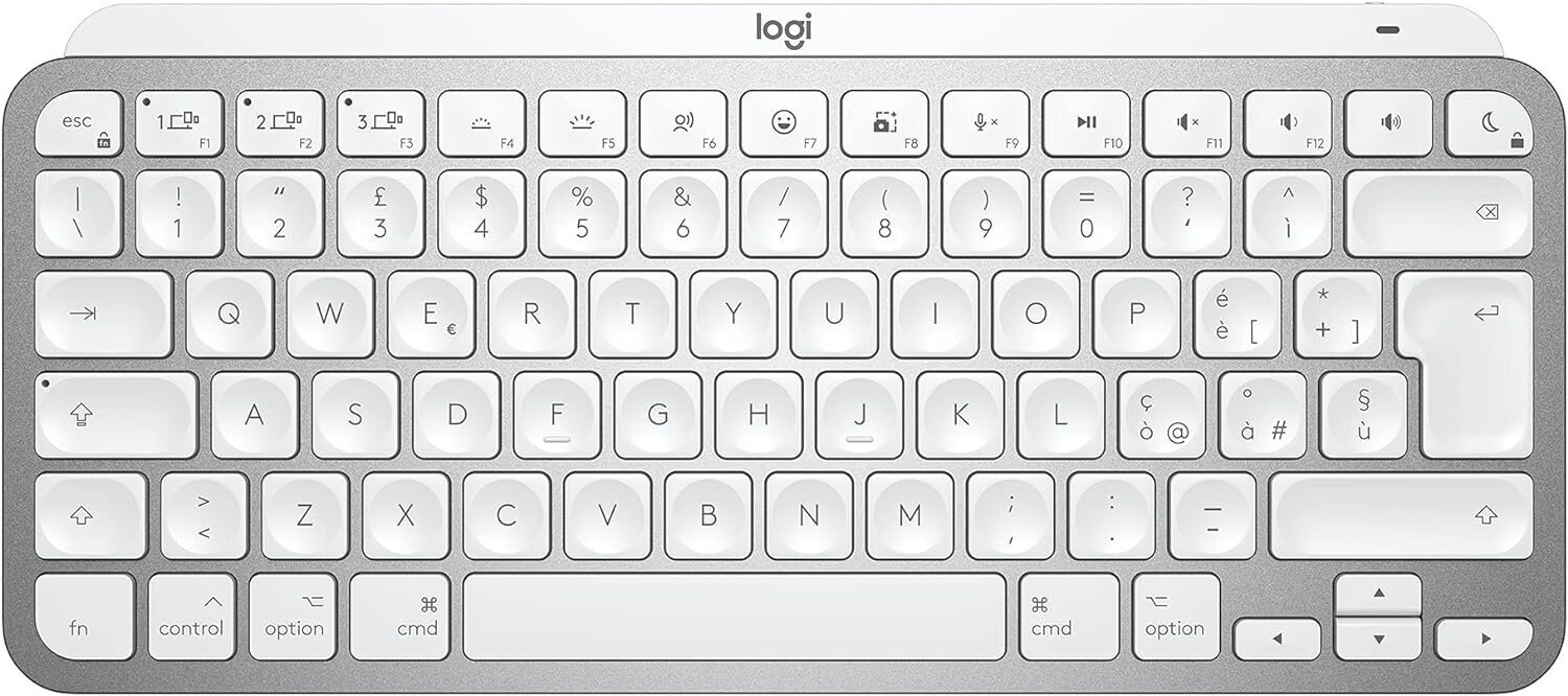 Logitech MX Keys Mini, qwerty, valge hind ja info | Klaviatuurid | kaup24.ee