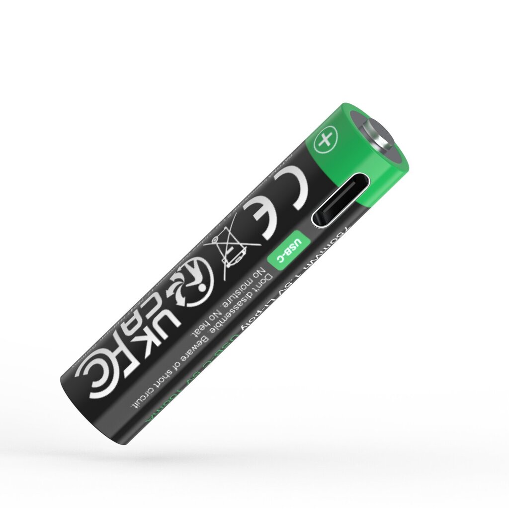 Patona patarei AAA 1,5V Li-ion 4 tk. 750 mAh koos sisseehitatud laadimisega hind ja info | Patareid | kaup24.ee