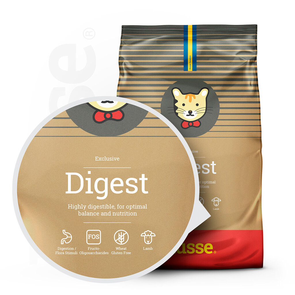 Husse Exclusive Digest kassitoit, 7 kg цена и информация | Kuivtoit kassidele | kaup24.ee