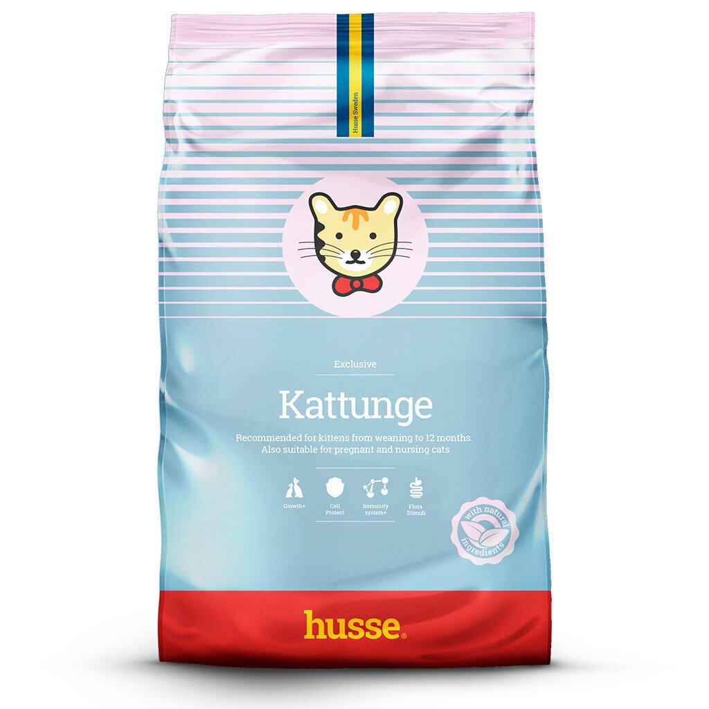 Husse Exclusive Kattunge toit kassipoegadele, 2 kg цена и информация | Kuivtoit kassidele | kaup24.ee