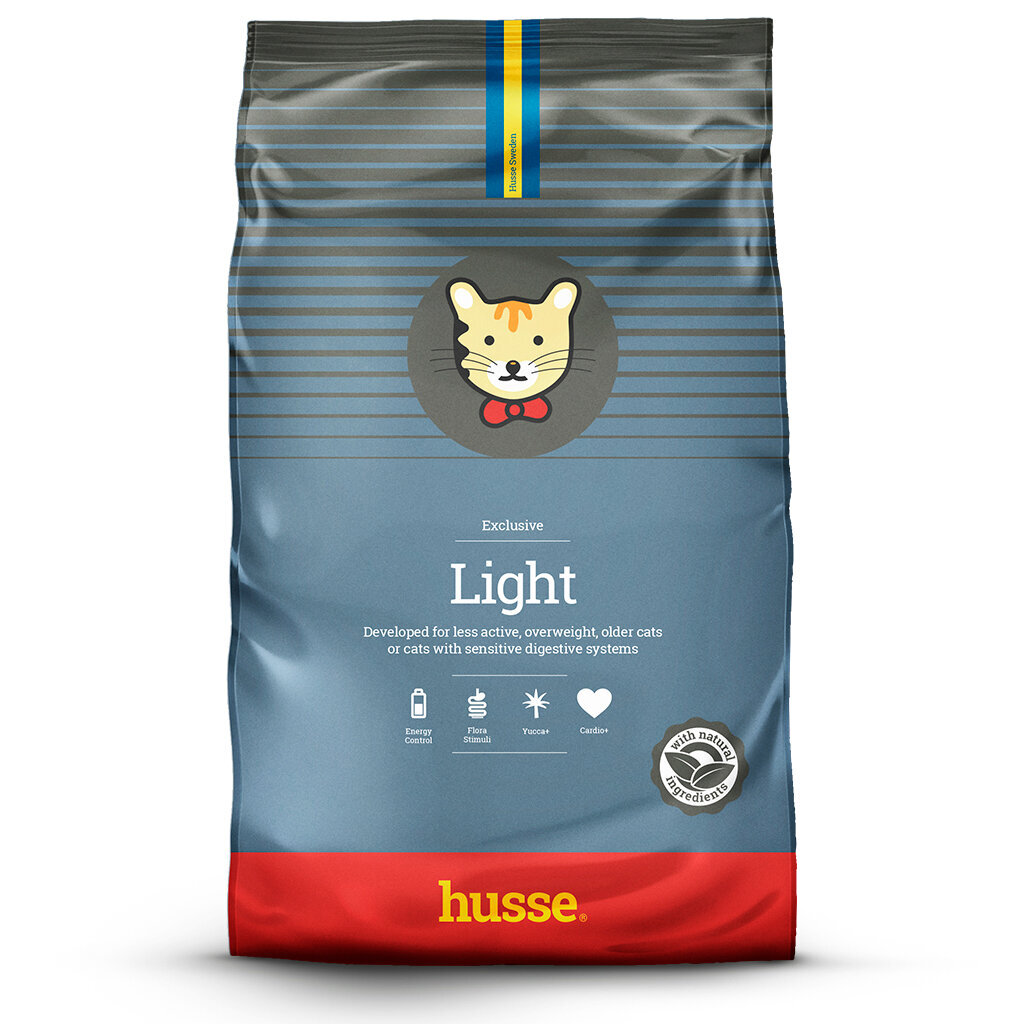 Husse Exclusive Light kassitoit, 2 kg цена и информация | Kuivtoit kassidele | kaup24.ee