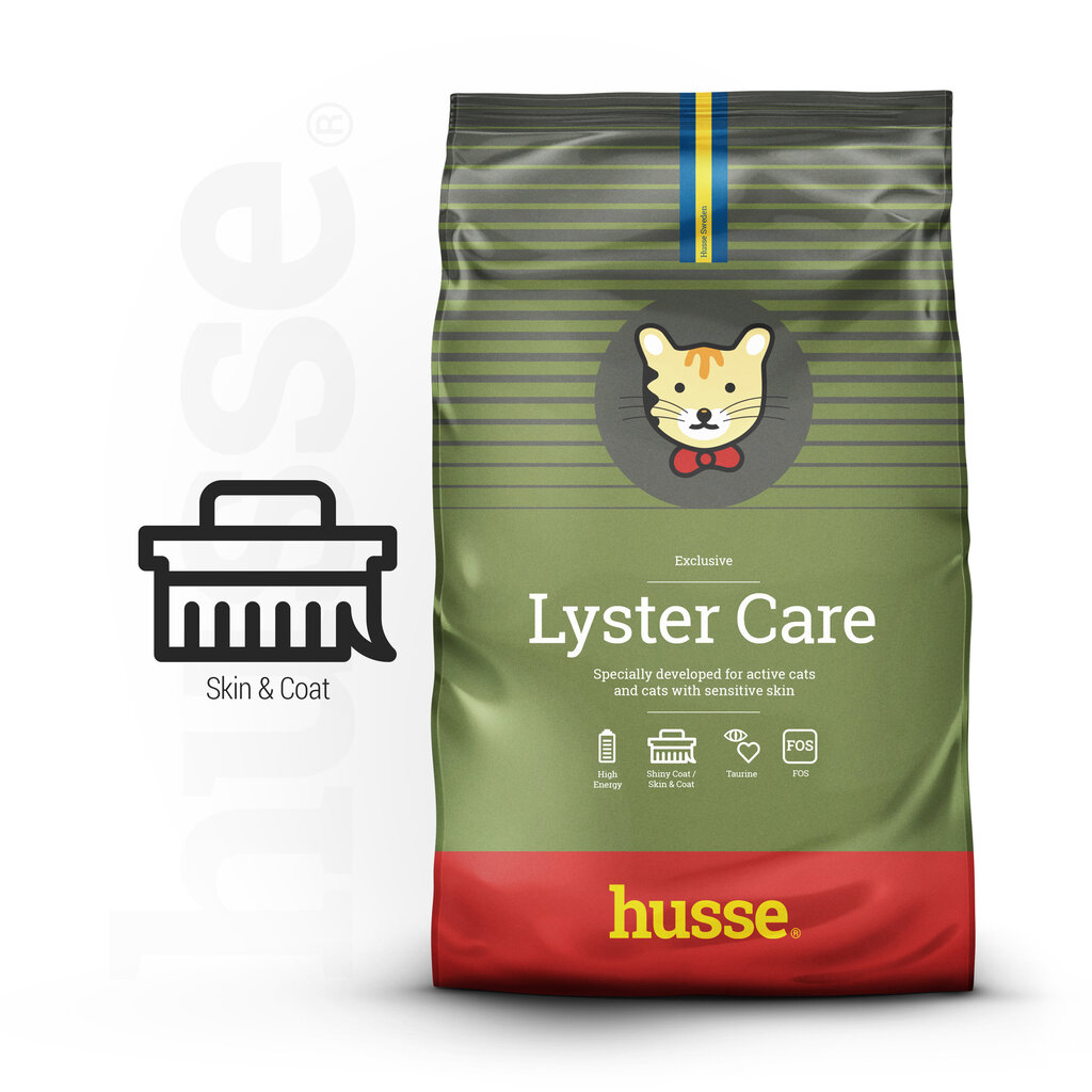 Husse Exclusive Lyster Care kassitoit, 2 kg цена и информация | Kuivtoit kassidele | kaup24.ee