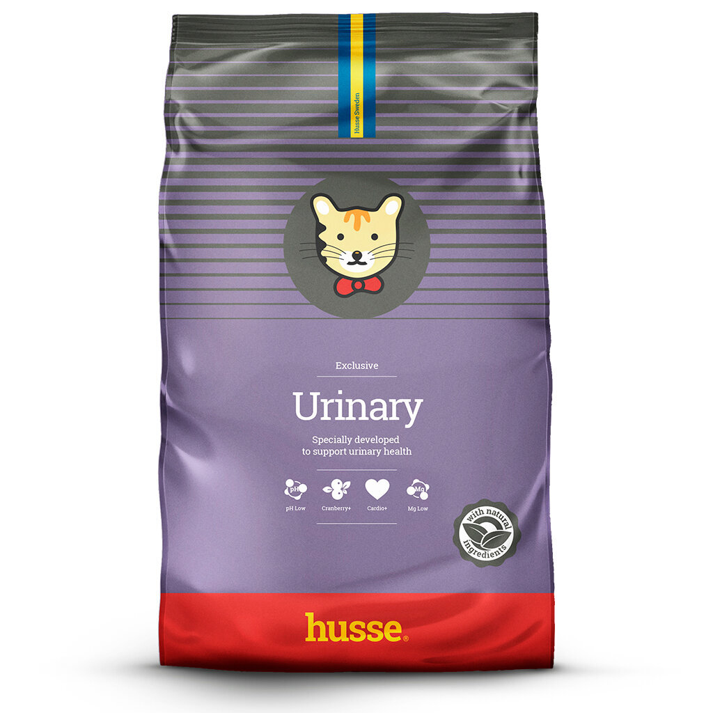 Husse Exclusive Urinary kassitoit, 7 kg цена и информация | Kuivtoit kassidele | kaup24.ee