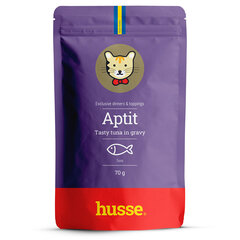 Husse Aptit Tonfisk, 12 пакетиков цена и информация | Кошачьи консервы | kaup24.ee