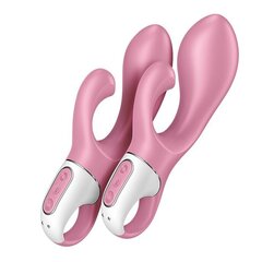 Вибратор Satisfyer Air Pump Bunny 2 Inflatable Rabbit, розовый цена и информация | Вибраторы | kaup24.ee