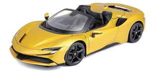 Коллекционная модель Ferrari SF90 Spider, металлическая 1:18 цена и информация | Коллекционные модели автомобилей | kaup24.ee