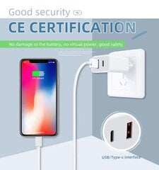 Адаптер быстрой зарядки QC charge PD+QC20W, белый цена и информация | Зарядные устройства для телефонов | kaup24.ee