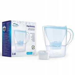 Filterkann Aqualogis Harmony veefiltri anum 2,6 l + 12 filtrit hind ja info | Filterkannud ja filtrid | kaup24.ee