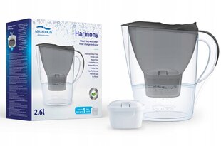 Filterkann Aqualogis Harmony veefiltri anum 2,6 l + 12 filtrit hind ja info | Filterkannud ja filtrid | kaup24.ee