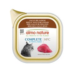 Almo Nature HFC Complete Sterilised, полноценный корм для кошек, паштет с говядиной, 17х85г цена и информация | Кошачьи консервы | kaup24.ee