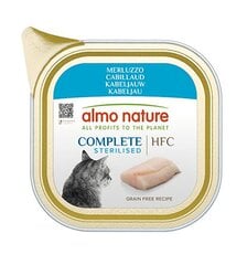 Almo Nature HFC Complete Sterilised, täissteriliseeritud täistoit kassidele, pasteet tursaga, 17x85g hind ja info | Konservid kassidele | kaup24.ee