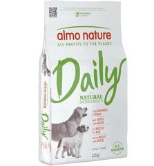 Almo Nature Daily All Bread koeratoit veiseliha ja riisiga, 12kg hind ja info | Kuivtoit koertele | kaup24.ee