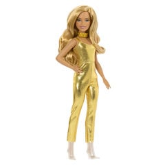 Barbie® Fashionistas® nukk kuldses kostüümis HRH19 hind ja info | Tüdrukute mänguasjad | kaup24.ee