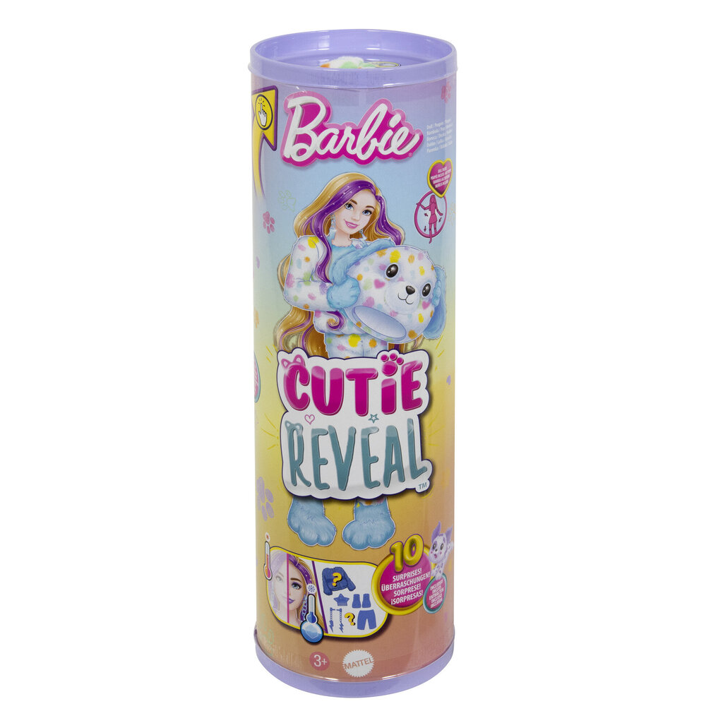 Barbie®️ Cutie Reveal unistuste seeria üllatusnukk Dalmaatsiakoer HRK41 hind ja info | Tüdrukute mänguasjad | kaup24.ee