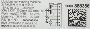 Bosch 00145559 hind ja info | Kodumasinate lisatarvikud | kaup24.ee