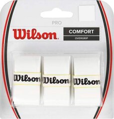 Wilson reketigrip Wraps Pro Overgrip 3tk valge hind ja info | Välitennise tooted | kaup24.ee