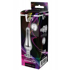 Gleaming love silver pleasure plug l hind ja info | Anaallelud | kaup24.ee